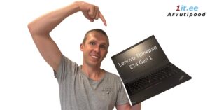 Pildil on Lenovo Thinkpad E14 Gen 1 mida tutvustan